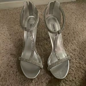 Silver Steve Madden Heels